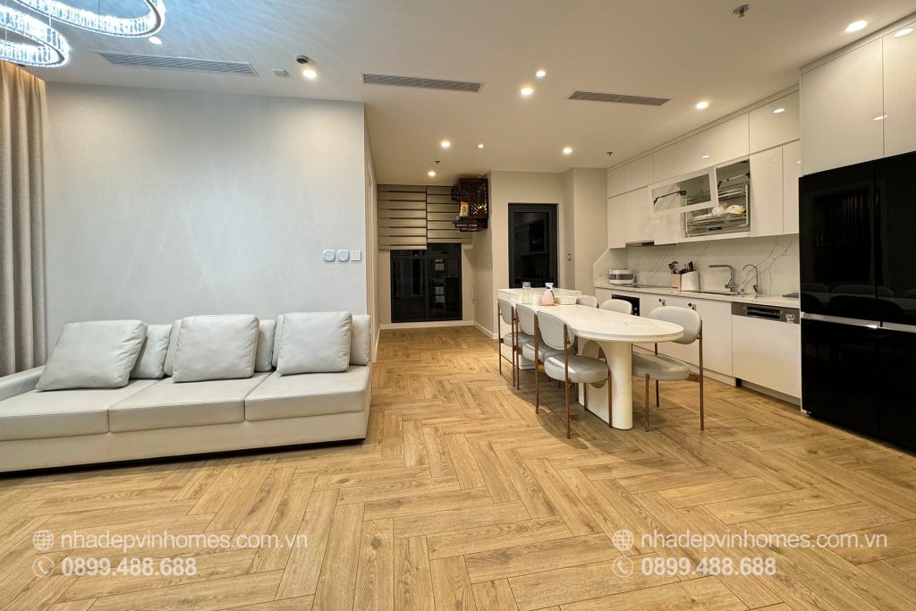 Cho thuê nhà Vinhomes Ocean Park 2PN góc 77m tòa R101-03