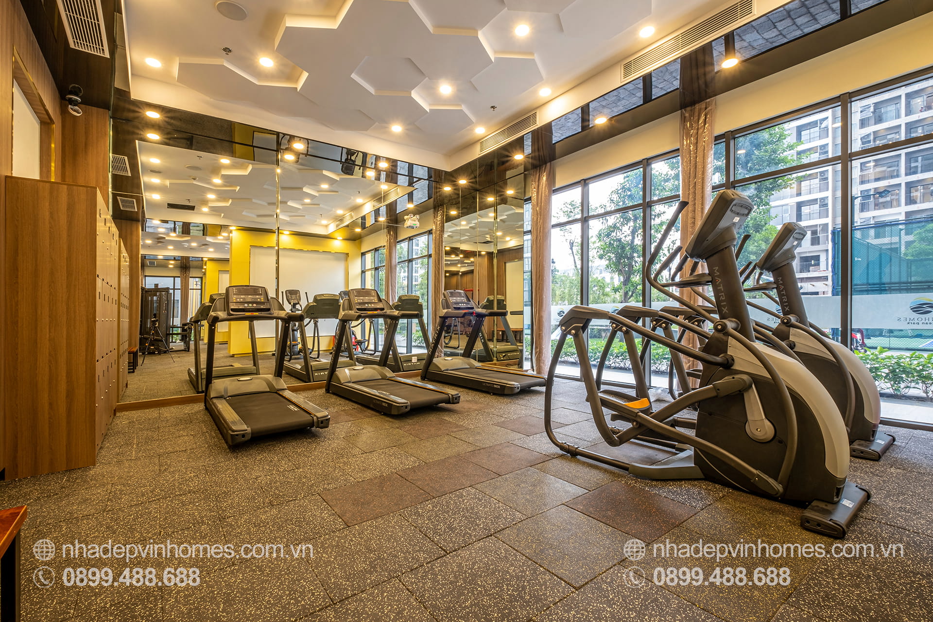 Tiện ích phòng gym Ruby Vinhomes Ocean Park