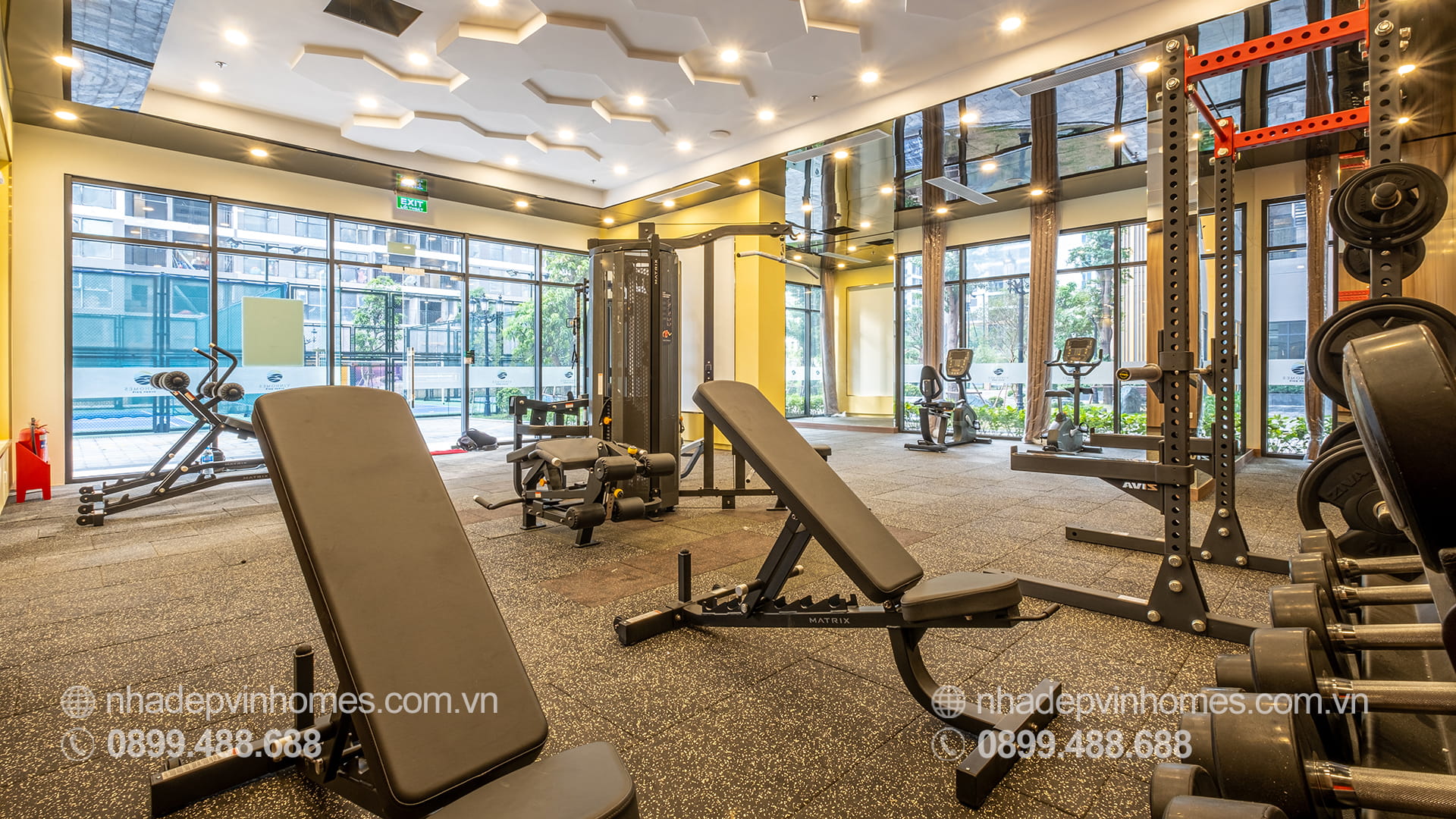 Phòng gym Zenpark Vinhomes Ocean Park