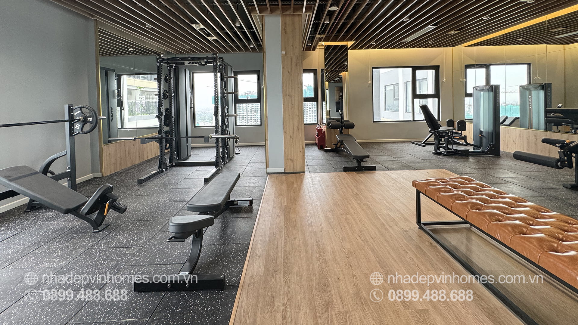 Phòng gym trong nhà tòa Zurich Vinhomes Ocean Park