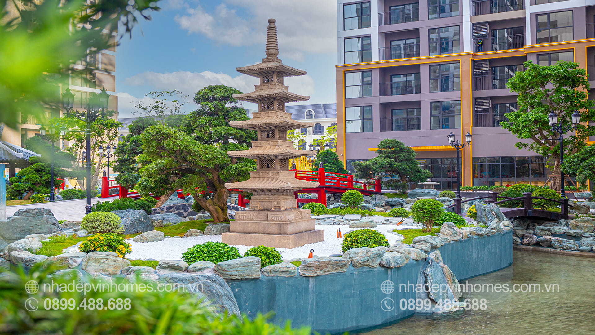 Vườn Nhật Zenpark Vinhomes Ocean Park